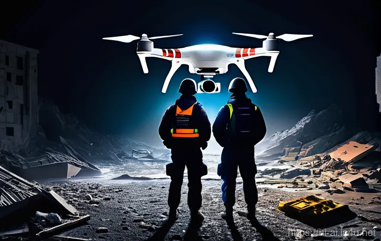 AI와 드론 기술의 결합 사례 - **Prompt 1: Advanced Agricultural Monitoring**
    "A wide-angle, vibrant aerial shot of a vast, lus...